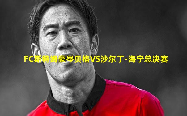 FC斯特姆豪岑贝格VS沙尔丁-海宁总决赛