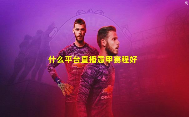 什么平台直播意甲赛程好